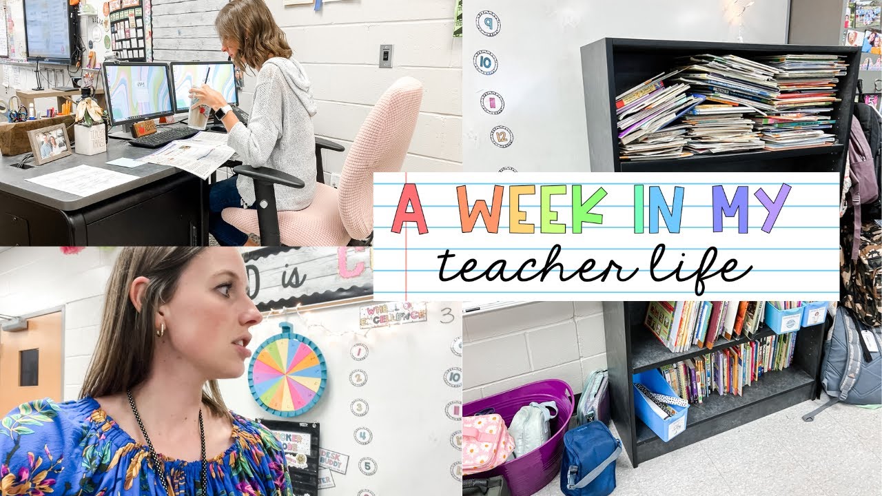 WEEK IN MY TEACHER LIFE | scanning books in florida, prepping for state testing