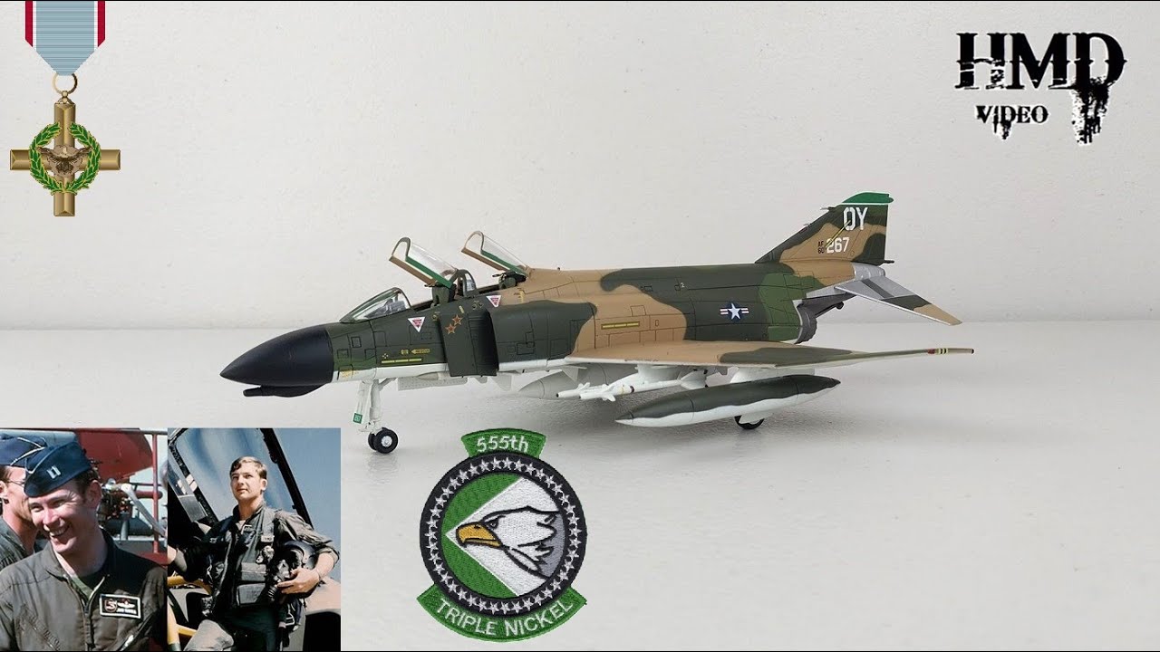 McDonnell Douglas F-4D Phantom II, USAF, 555th TFS, DeBellevue, Hobby Master 1:72 Diecast HA1946B