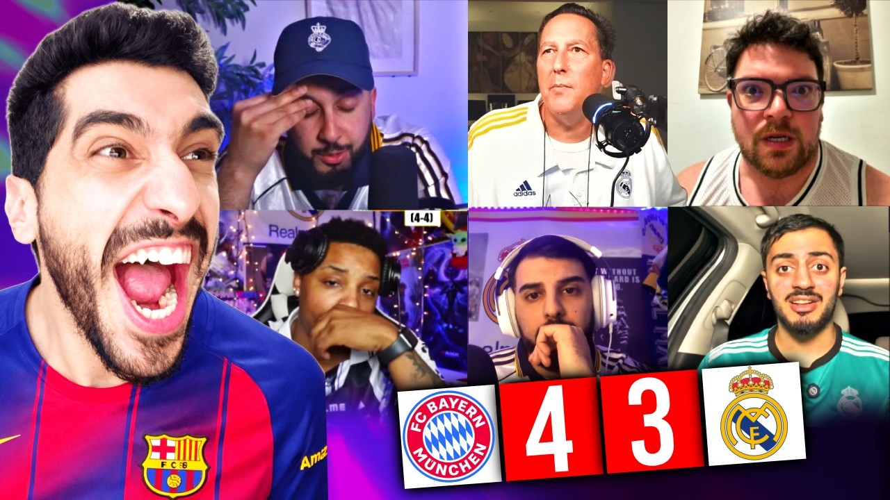 LAUGHING AT REAL MADRID FANS AFTER REAL MADRID GOT KNOCKED OUT BY BAYERN !