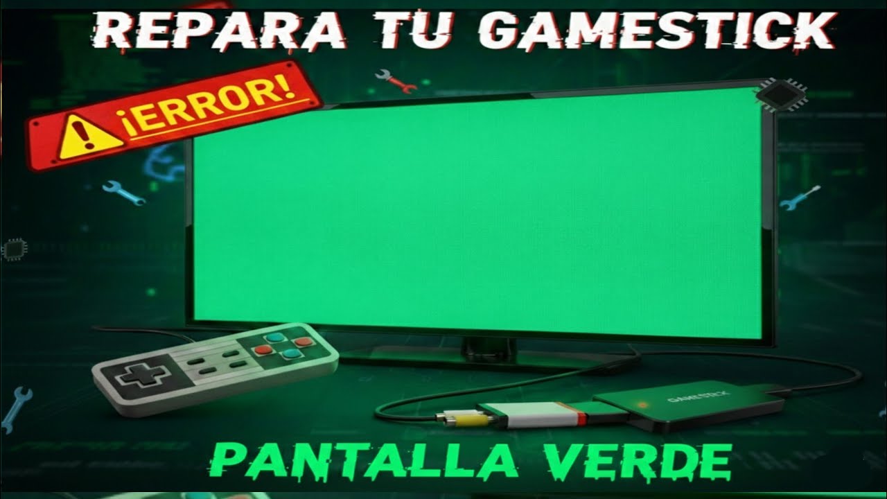 REPARA TU GAMESTICK: Solución PANTALLA VERDE