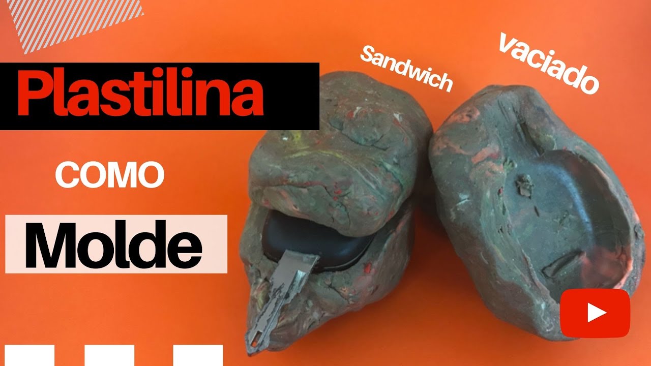 Como hacer un molde en PLASTILINA | Fundir Resina | Molde VACIADO| molde SANDWICH