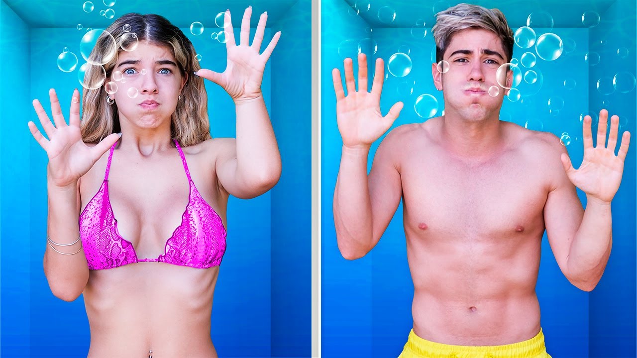 ПОСЛЕДНИЙ, КТО ВЫЙДЕТ ИЗ КОРОБКИ С ВОДОЙ, ВЫИГРАЕТ $1000 !!