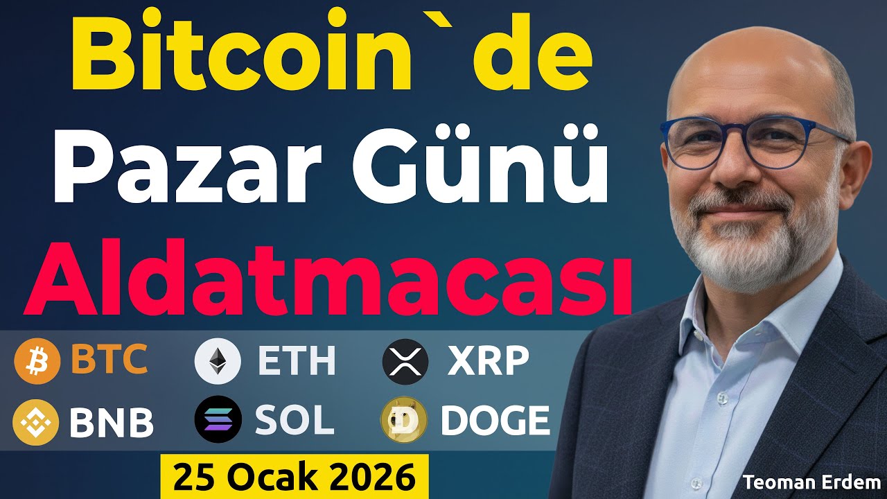 Bitcoin`de Pazar G&uuml;n&uuml; Aldatmacası - 25 Ocak 2026