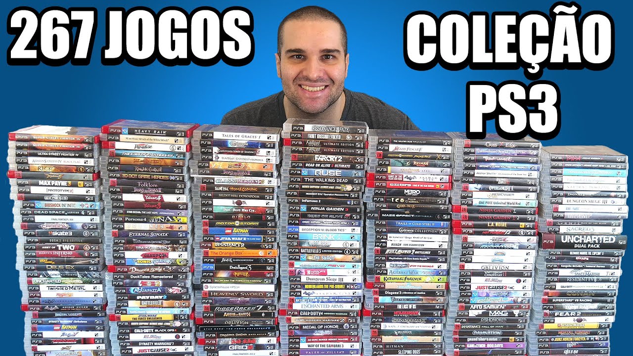 Minha Coleção De Playstation 3 Em 2021 - 267 Jogos De PS3