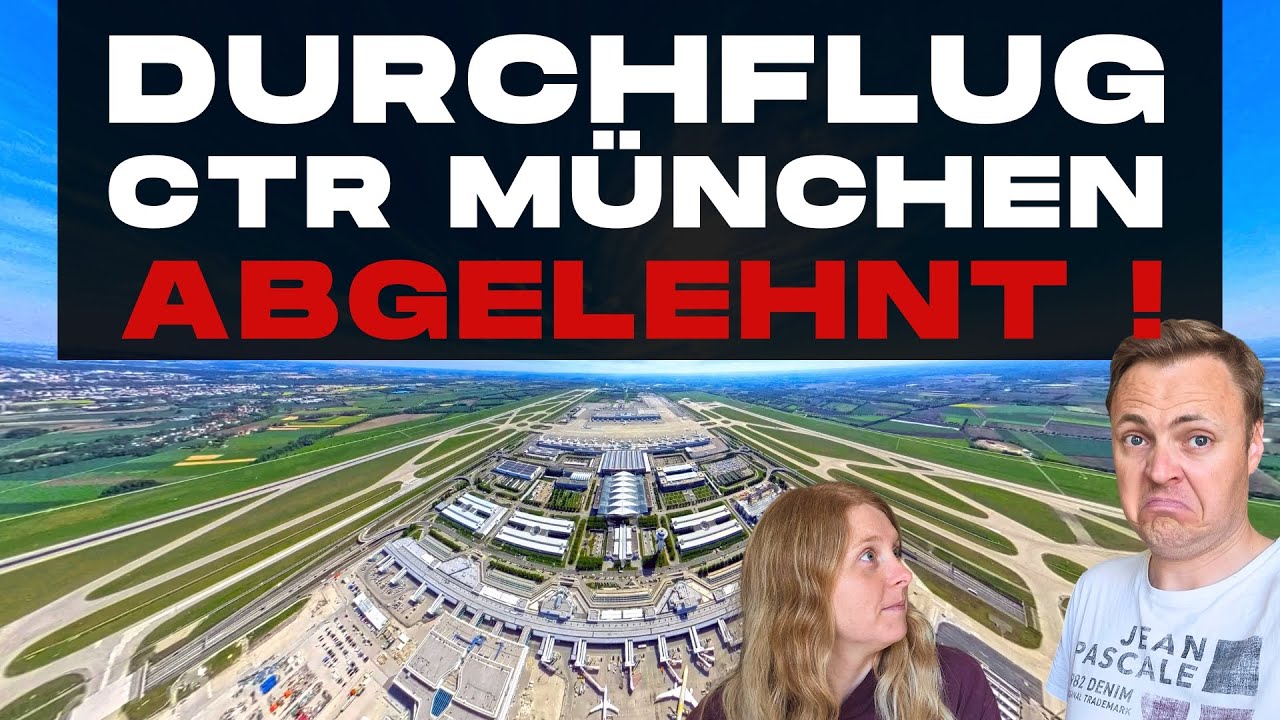 Durchflug CTR München - Tower sagt NEIN ! Flug nach Landshut