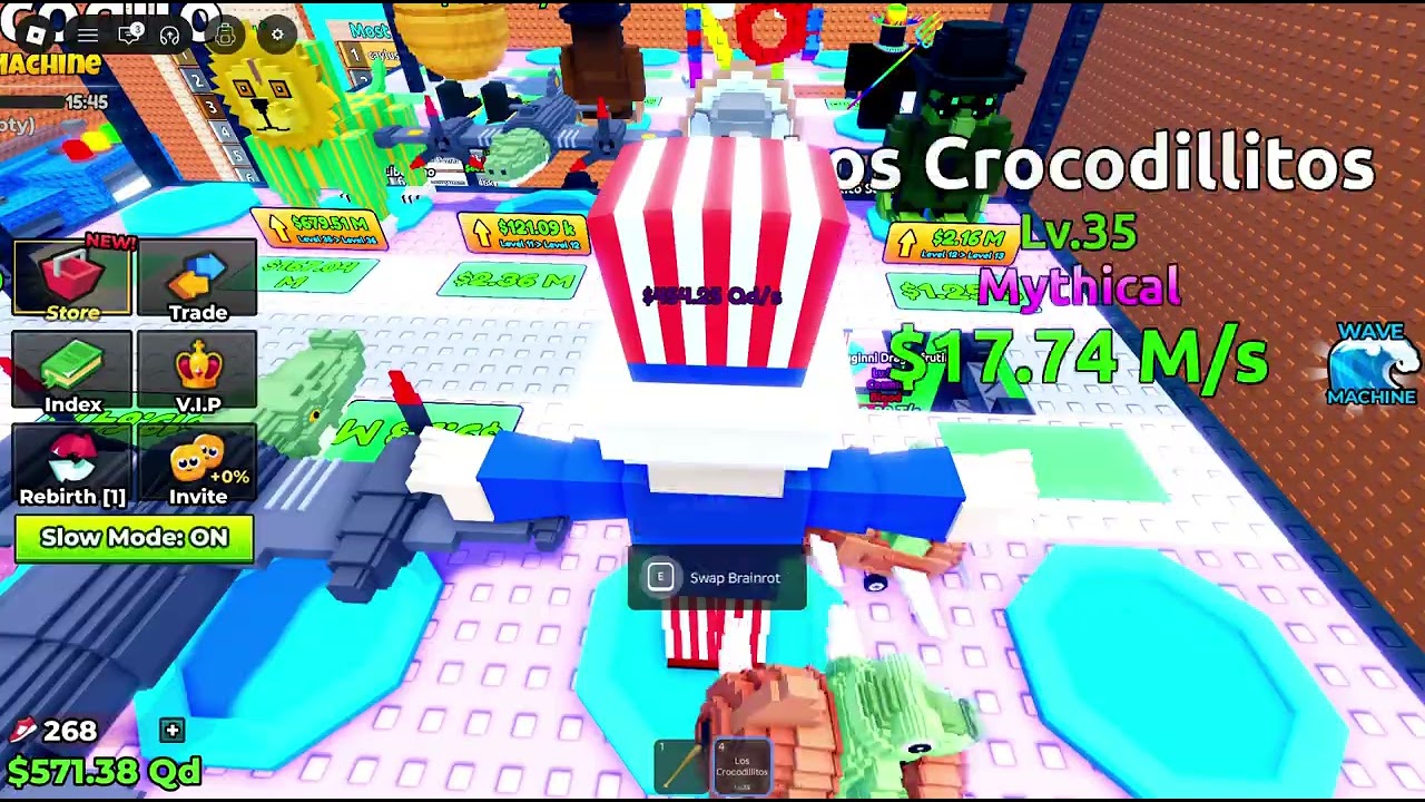 My second time playing Escape Tsunami for Brainrots
