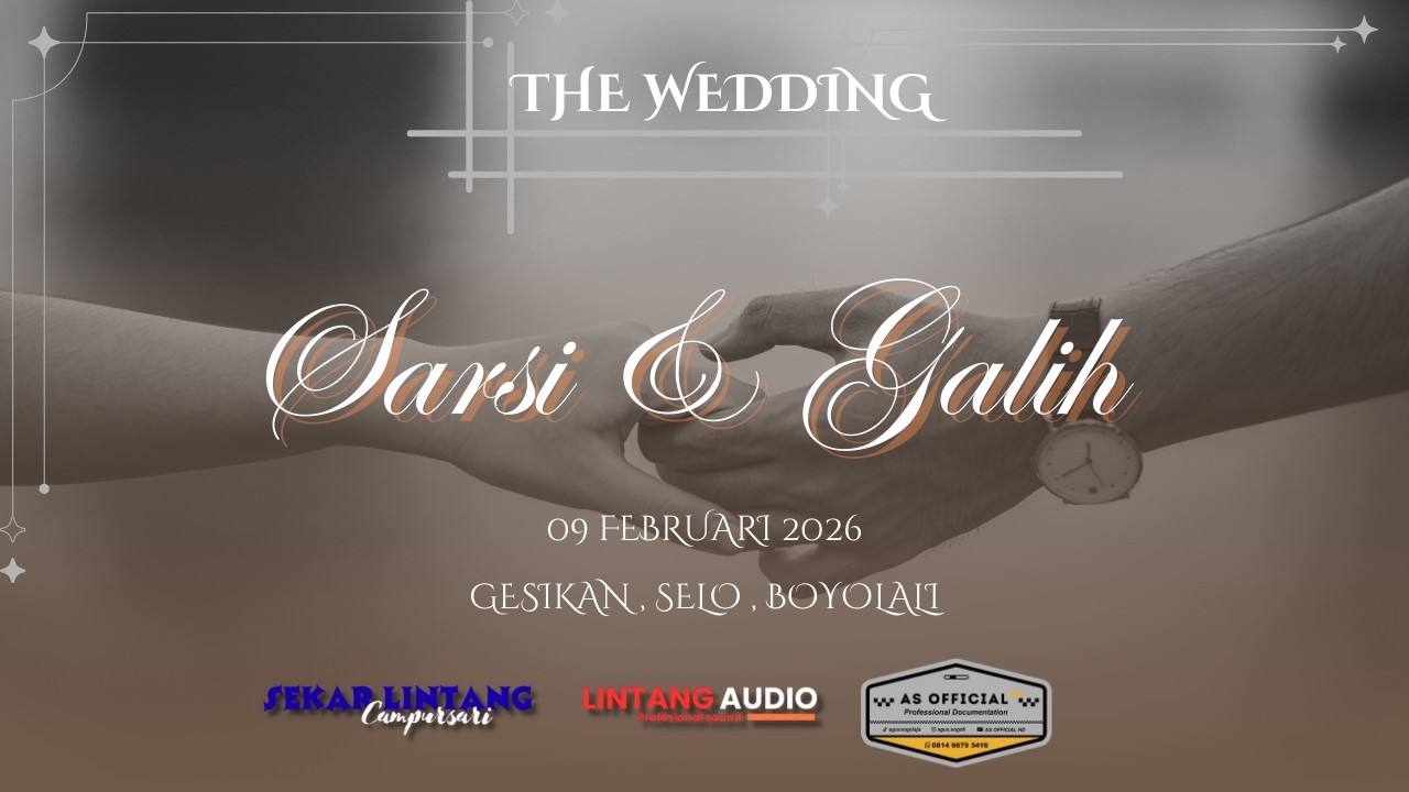 LIVE CS. SEKAR LINTANG || WEDDING 
