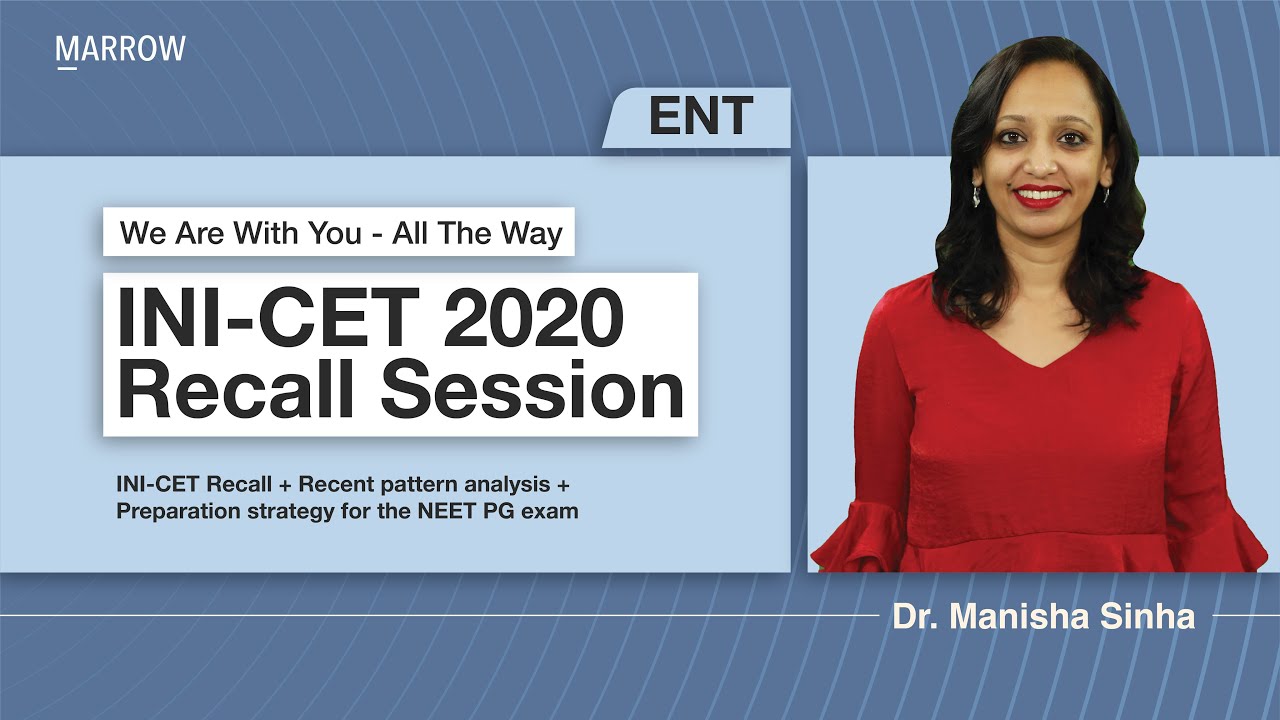 ENT #INICET 2020 Recall session. We are with you - All the way