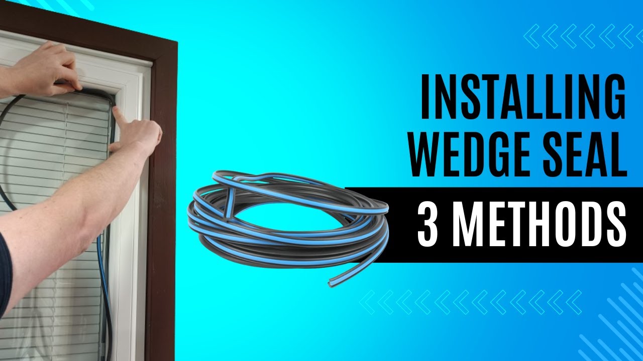 Installing Glazing Wedge Gasket Seals on Windows and Doors: DIY Tutorial