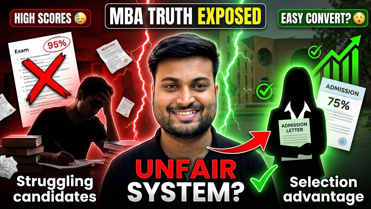 Reality of MBA EXAMS in India | Difficult Process, Diversity Bias and 30 Lakh Package