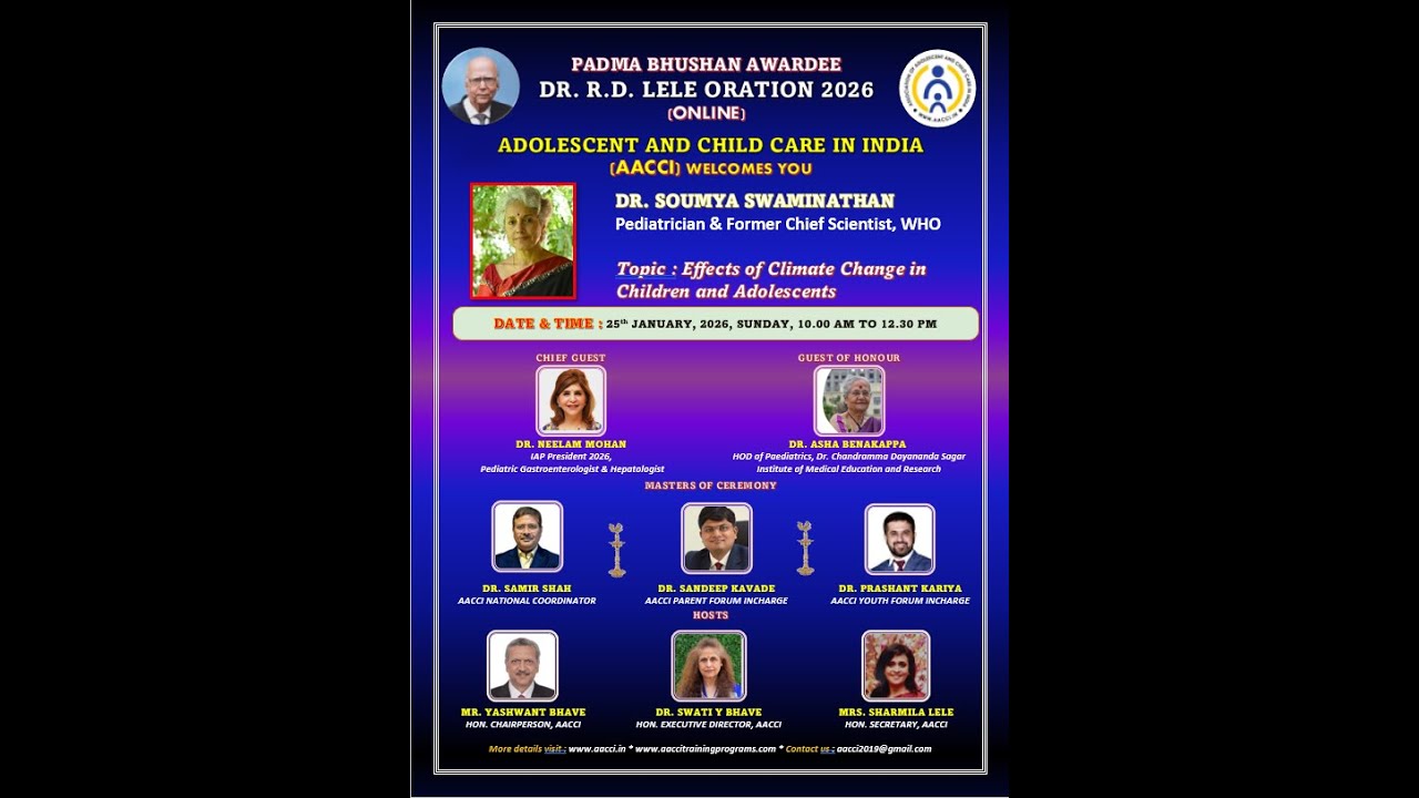 DR. R. D. LELE ORATION 2026