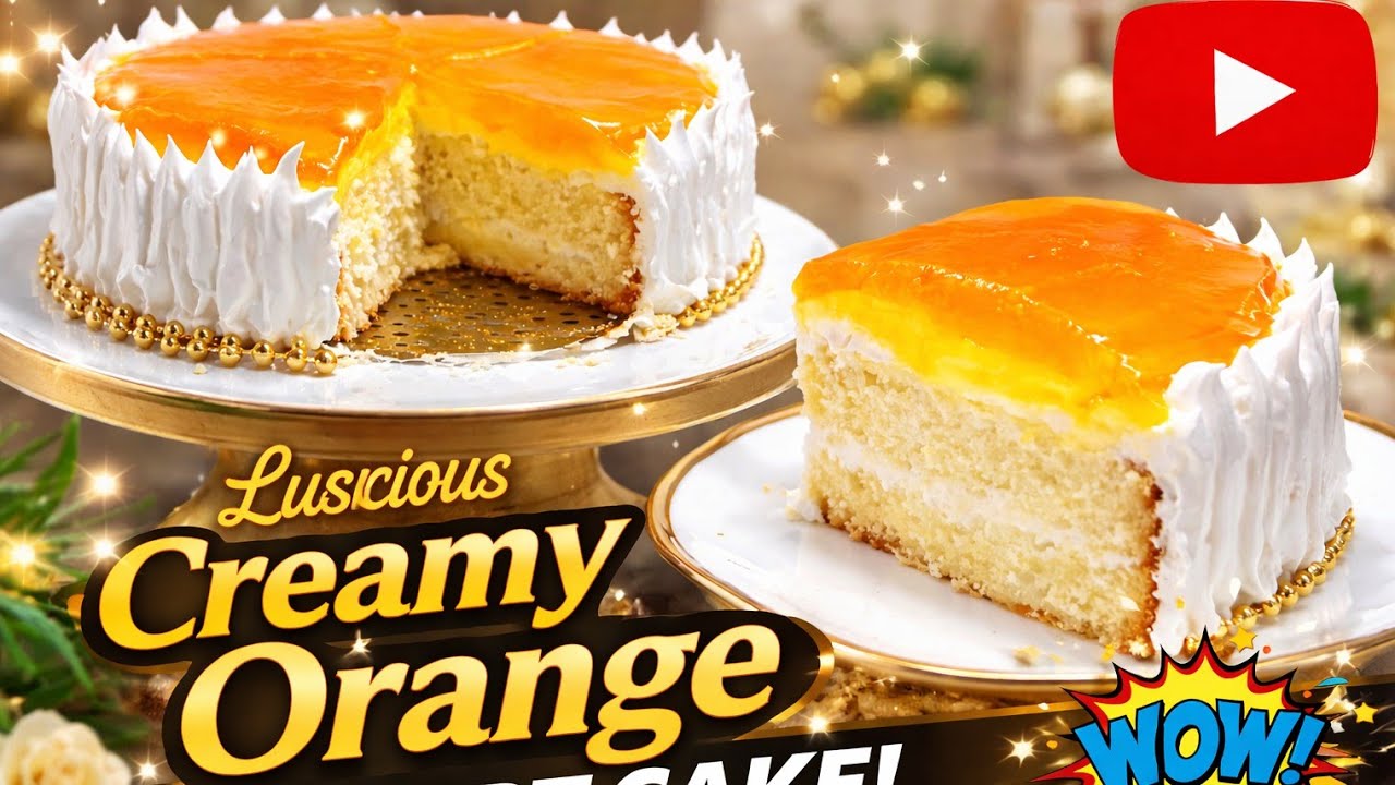 Creamy Orange Dessert/Cake Recipe| ملائی اورنج میٹھا /کیک