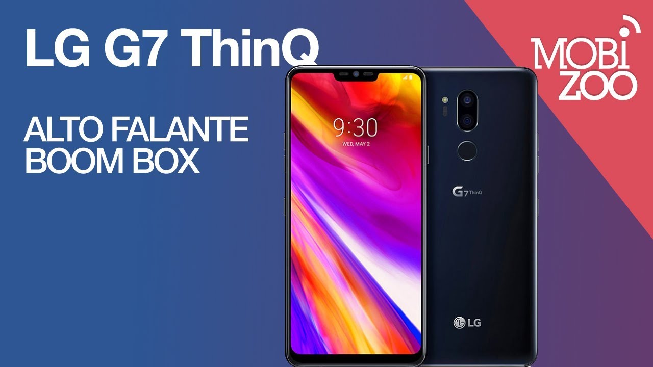 LG G7 ThinQ: alto falante boom box