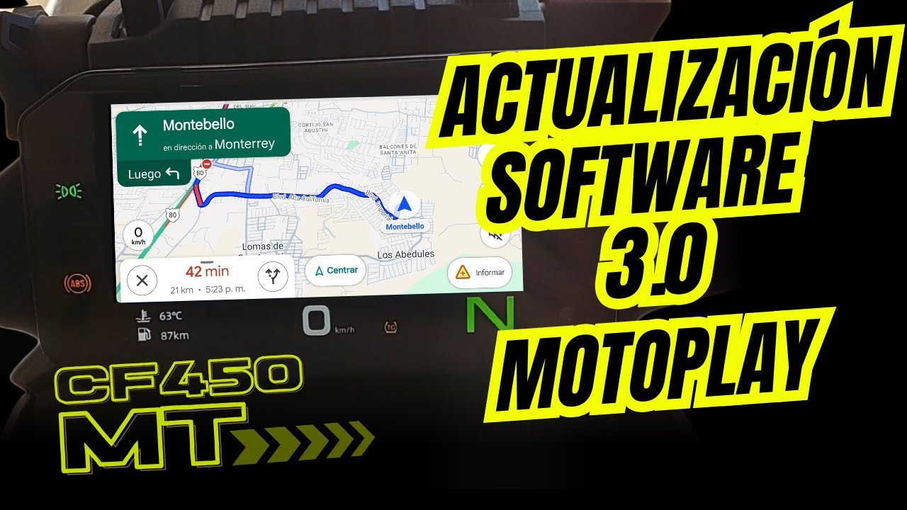 Motoplay actualizacion 3.0 de la CFMOTO 450MT