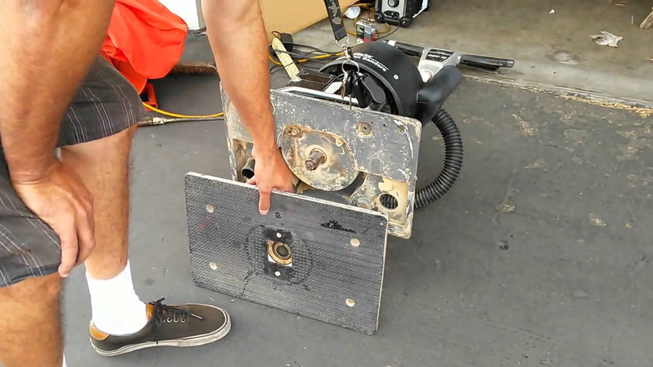 Changing Bushings on a Clarke OBS-18 Orbital Sander Driver Pad