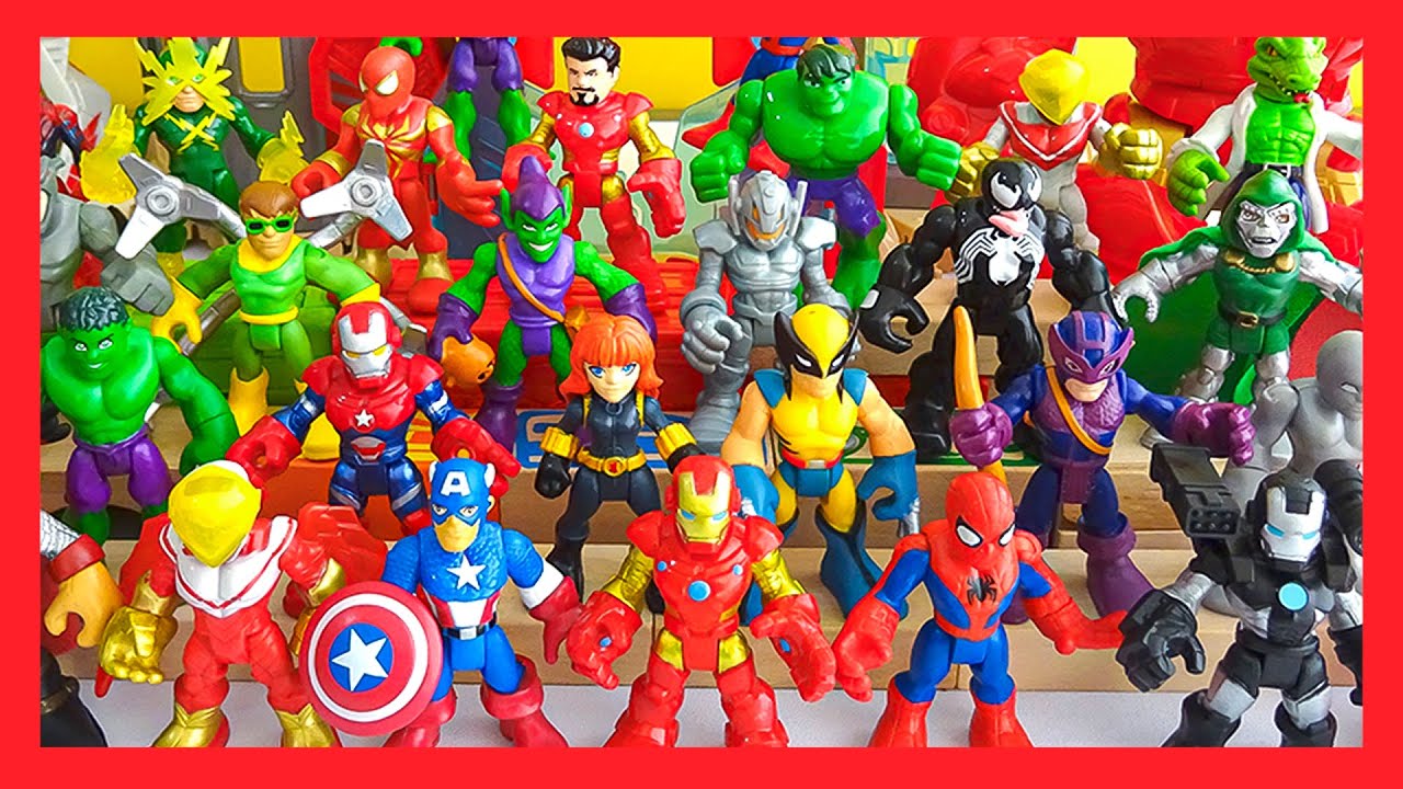 Playskool HEROES Super Hero Adventures Colección MARVEL AVENGERS