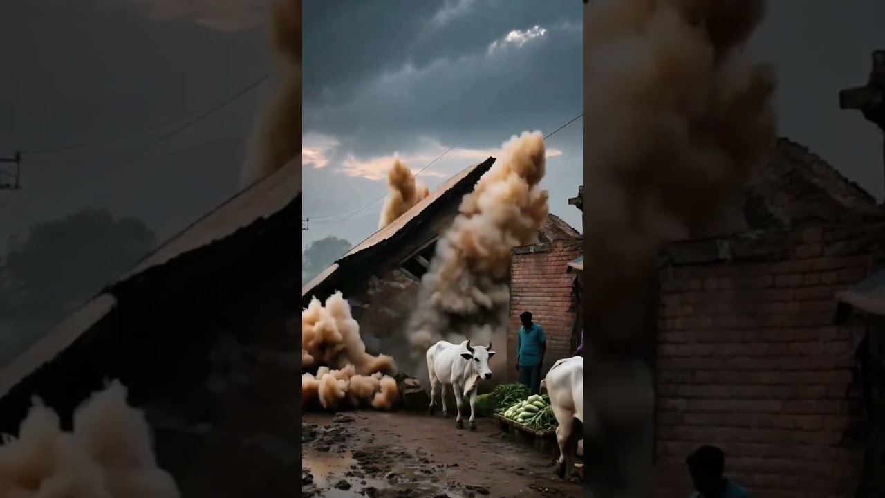 Will This House Go Next? Cliff Erosion Caught on Camera #Landslide #Disaster #Shorts