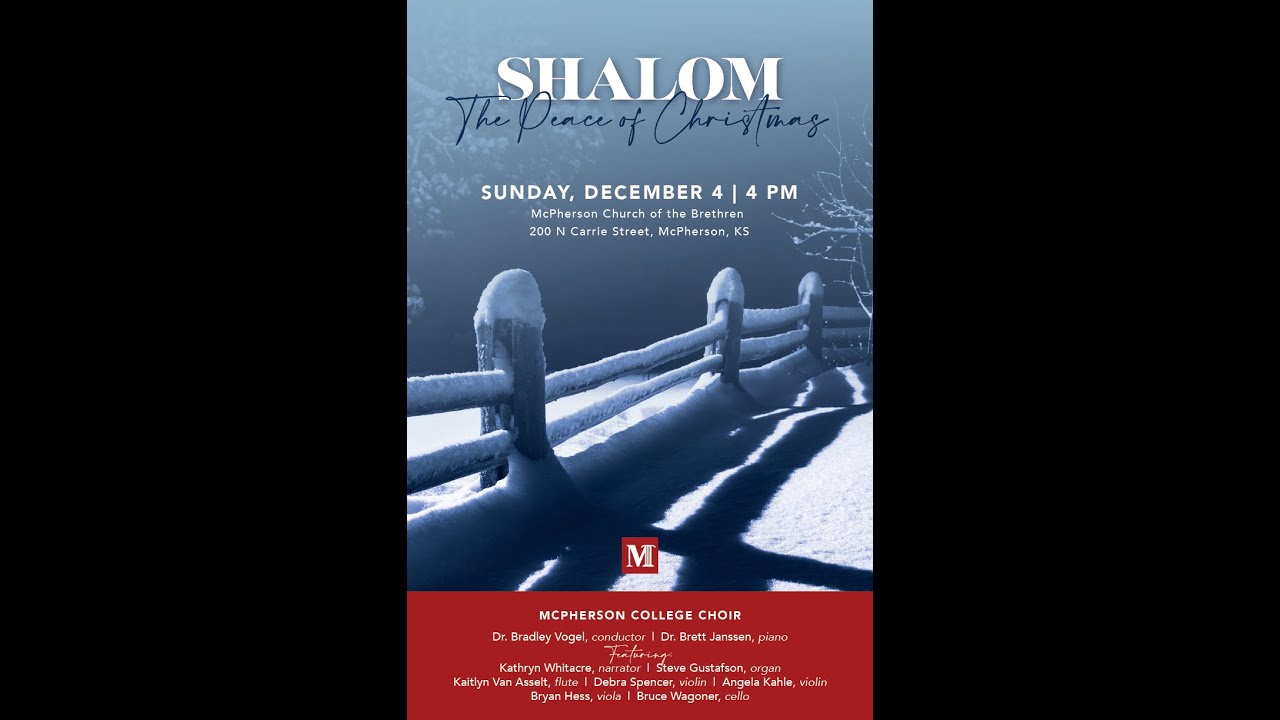 McPherson College Choir Concert Sunday Dec 4th @ 4:00PM