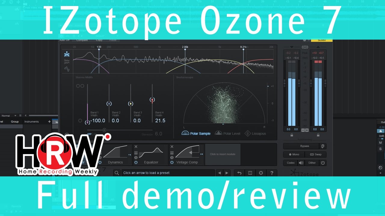 IZotope Ozone 7 Advanced full review demo