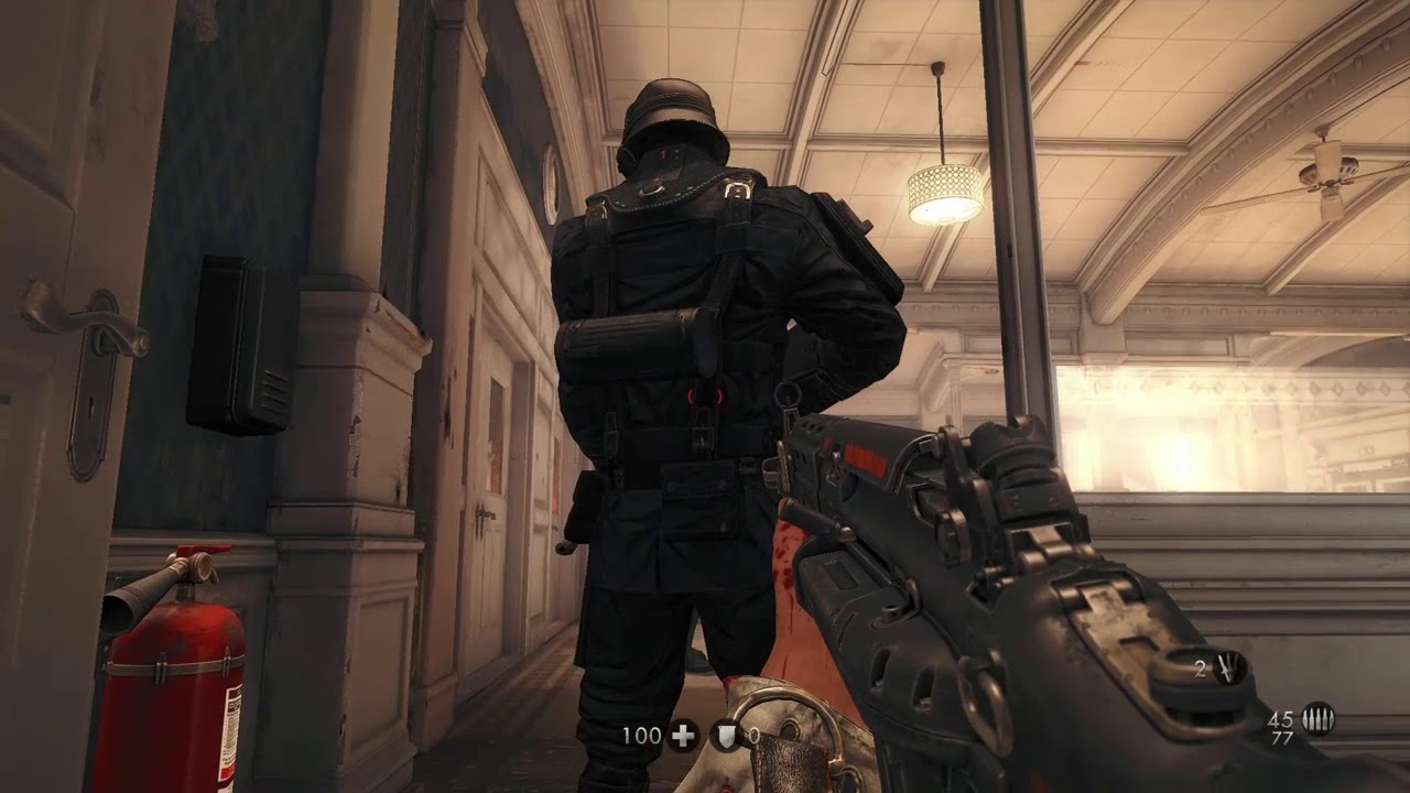 Wolfenstein new horde cap 2 Il manicomio