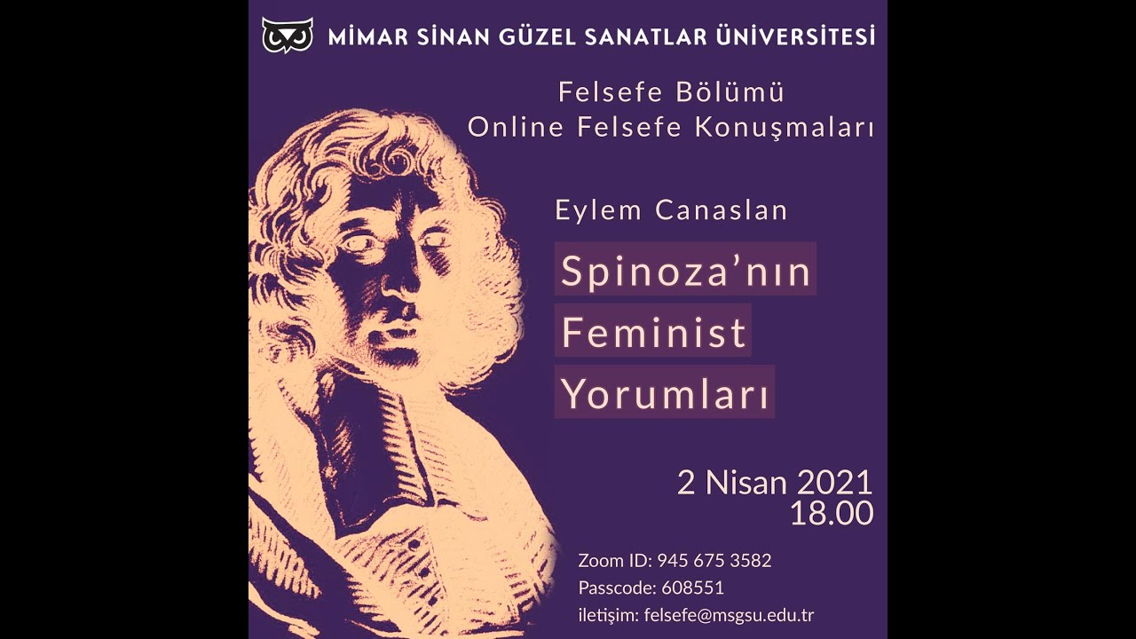 Spinoza'nın Feminist Yorumları - Dr. Eylem Canaslan