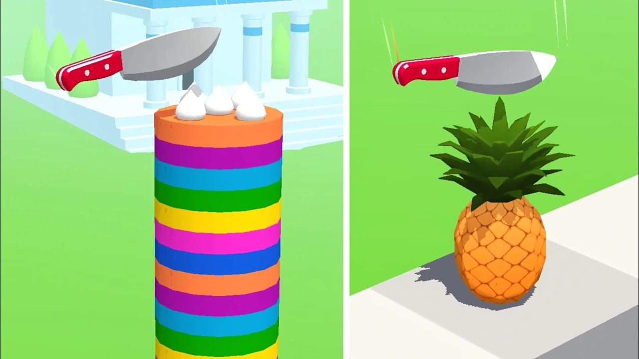 Slice It All Gameplay! Satisfying and Relaxing ASMR Slicing Video NEW UPDATE
