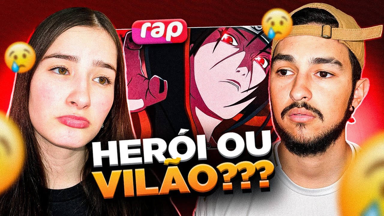 (Ela chorou😢) Rap do Itachi | 7mz (Naruto) | Lives react #01