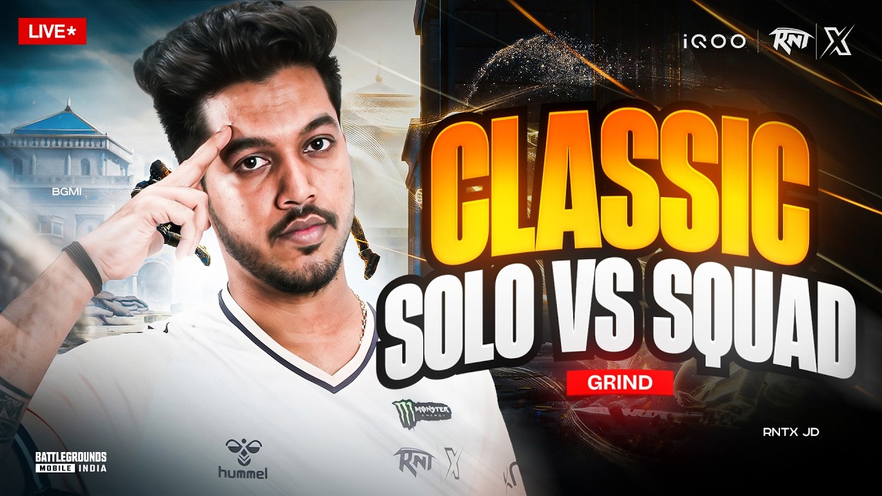 Classic Solo v Squad BGIS Grind || #IQOO15R #iqoo || iQOORNTXJD |