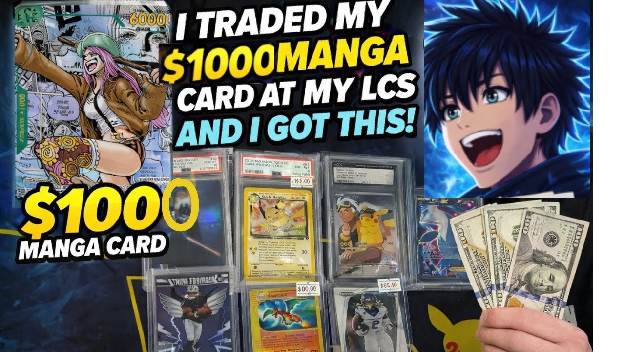 I Traded My $1000 Jewelry Bonney Manga Card At My Local Card Shop 😱