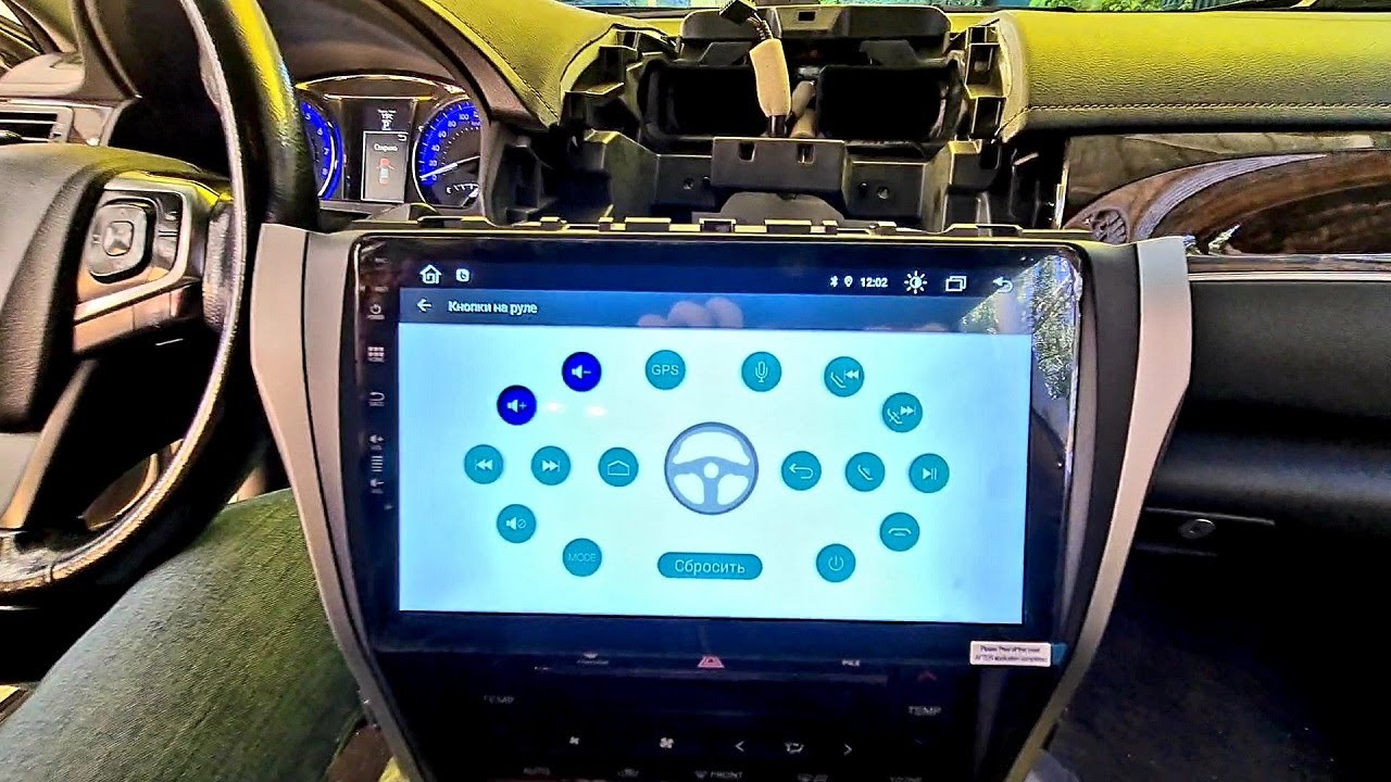 УСТАНОВКА ТОПОВОЙ АНДРОЙД  МАГНИТОЛЫ  TOYOTA CAMRY 55 2020  на Android, сравни с LADA VESTA.