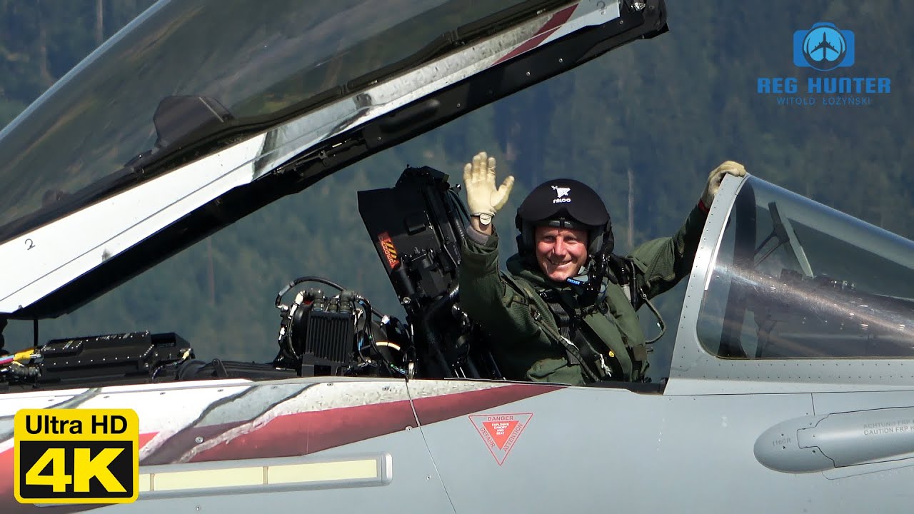 Demo of the Austrian Eurofighter Typhoon at Air Power - Zeltweg 2022