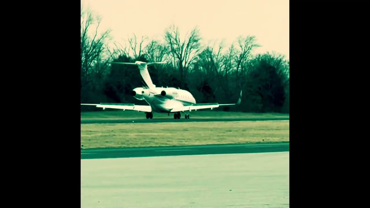 Embraer Praetor-545 landing at Music City Executive airport, Gallatin, TN 