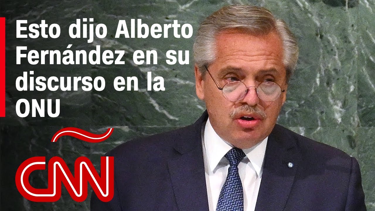 Mira completo el discurso de Alberto Fernández ante la ONU