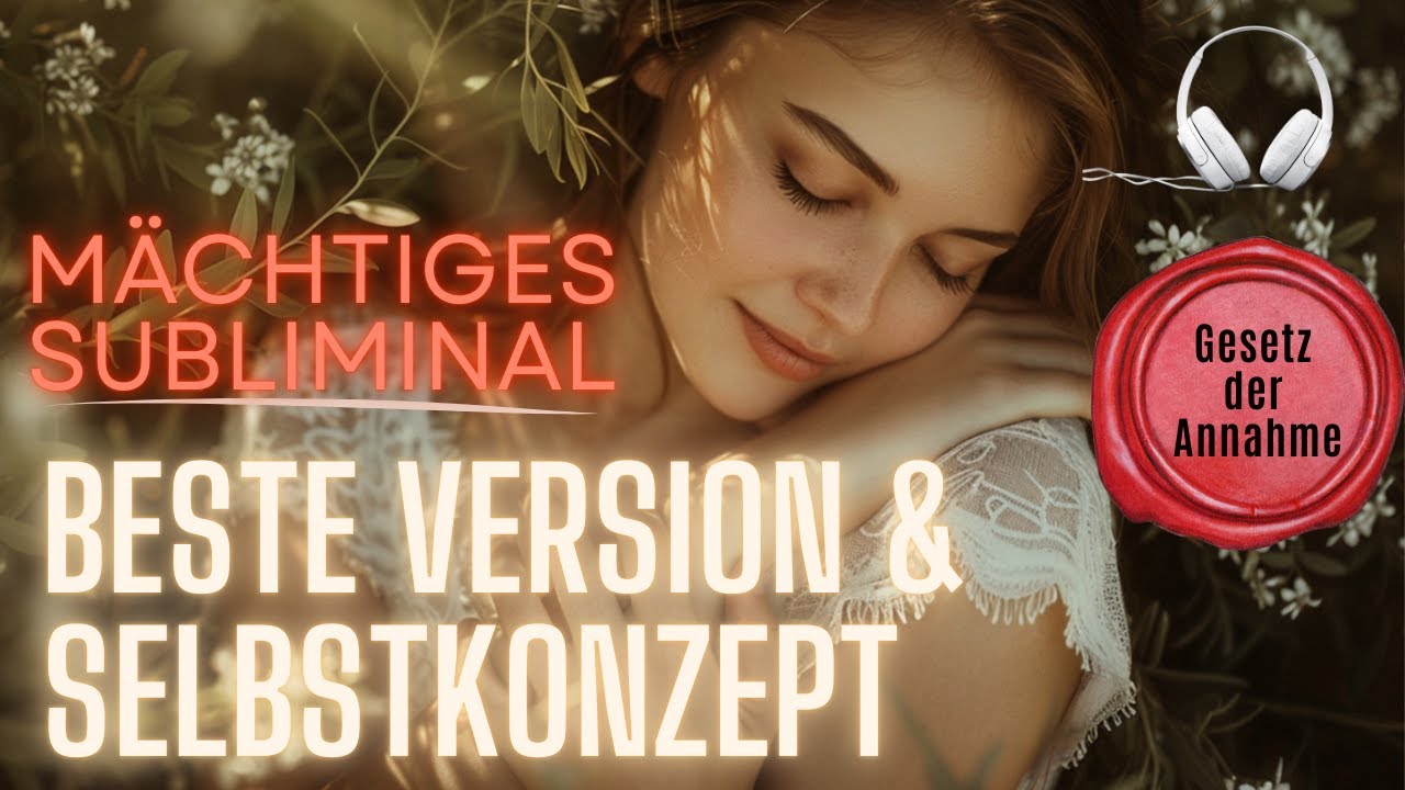 🎧 ♥ Mächtiges SUBLIMINAL ♥ | BESTE VERSION & PERFEKTES SELBSTBILD #affirmationen #gesetzderannahme