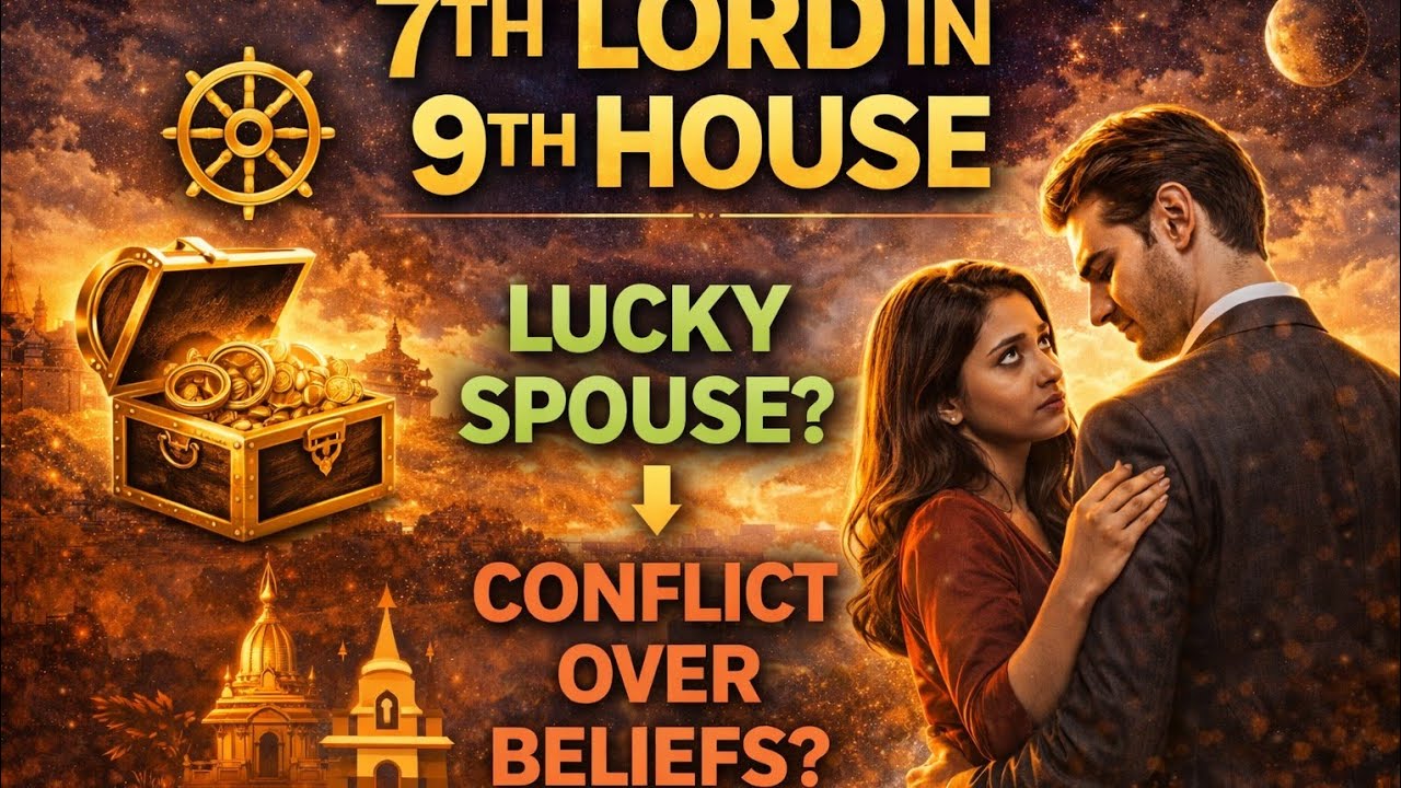 7th Lord in 9th House for All Ascendants | Destiny Marriage & Spouse Prediction🔮