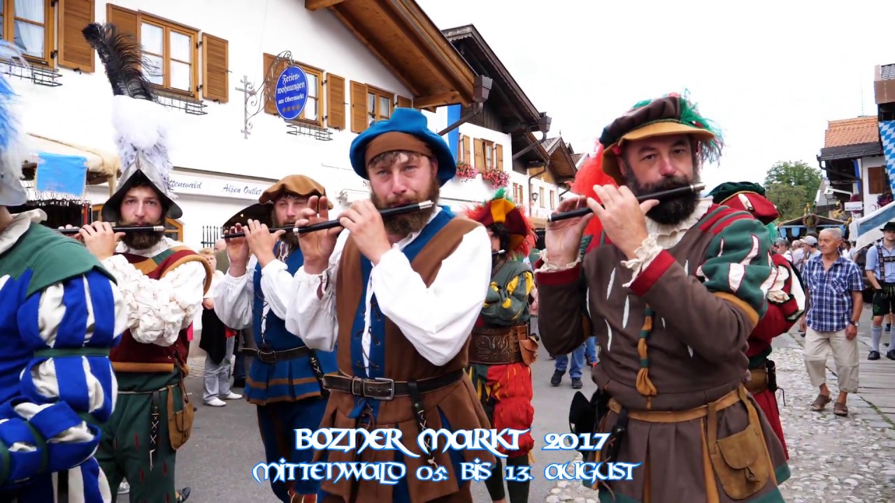 Impressionen aus Mittenwald vom Bozner Markt 2017