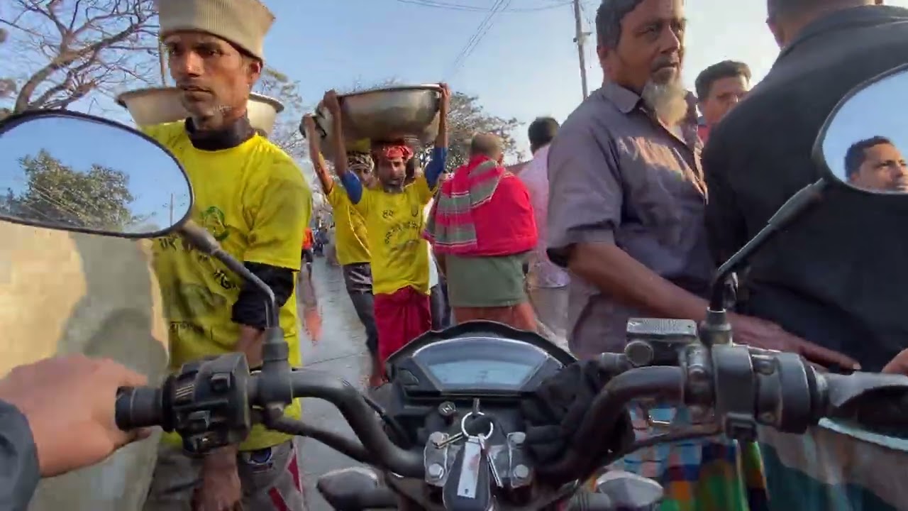 নারায়ণগঞ্জ ৫নাম্বার ঘাটের সকালের মাছের বাজার Bike ride in Fish market Narayanganj 5 number ghat