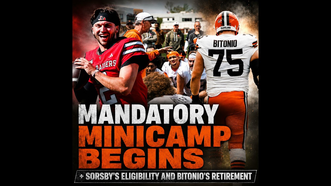Mandatory Minicamp Begins + Sorsby's Eligibility and Bitonio's Retirement - Cleveland Browns Podc...