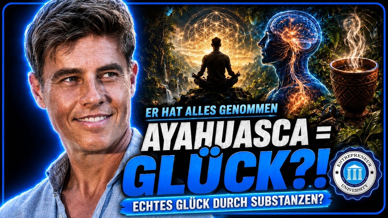 Ayahuasca, Routinen & Meditation: Wie du wirklich gl&uuml;cklich wirst | J&ouml;rn-Marc Vogler - 4Minds
