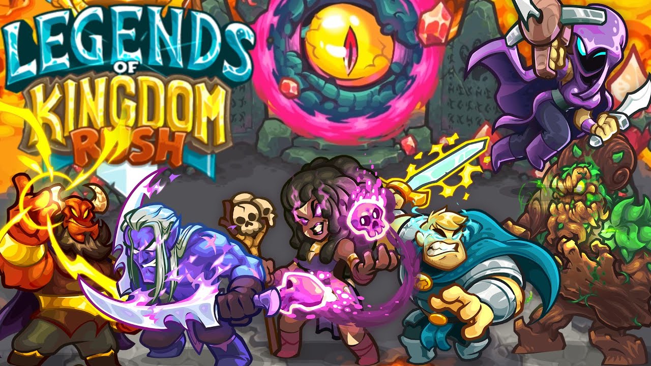 Legends of Kingdom Rush - Все герои против боссов