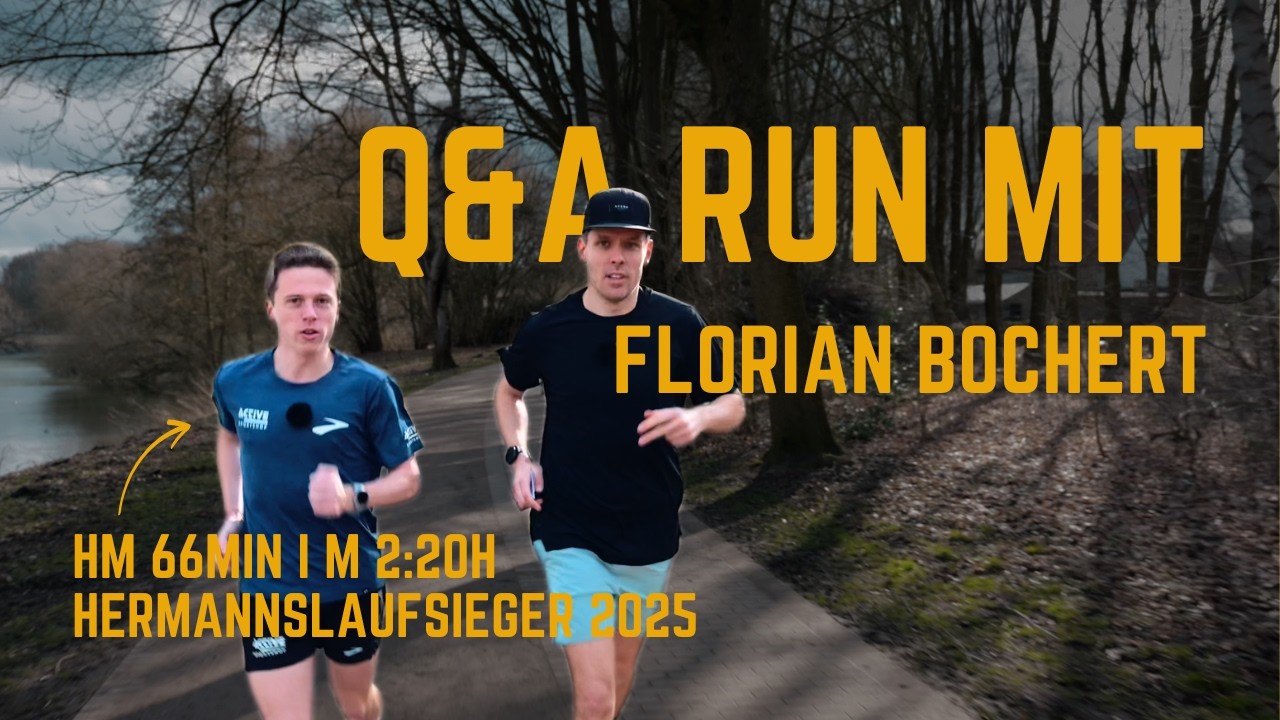 Wird er seinen Titel beim Hermannslauf verteidigen? - Interviewlauf mit Florian Bochert