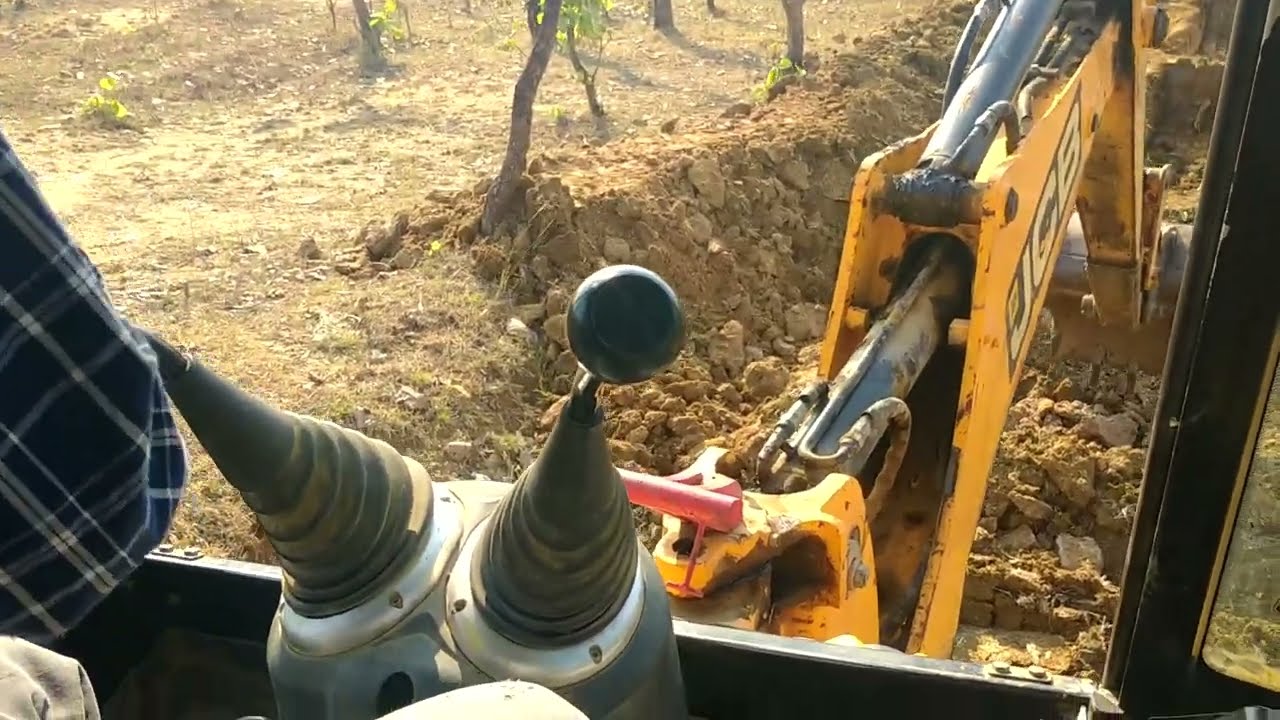 JCB chalana sikhe miti cutting work
