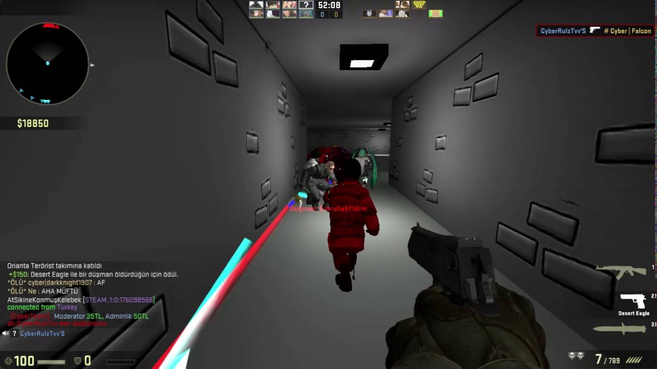 S&Uuml;TLER BASMIŞ SWYİ!! CS:GO JailBreak Cyber vs İsyanTimi