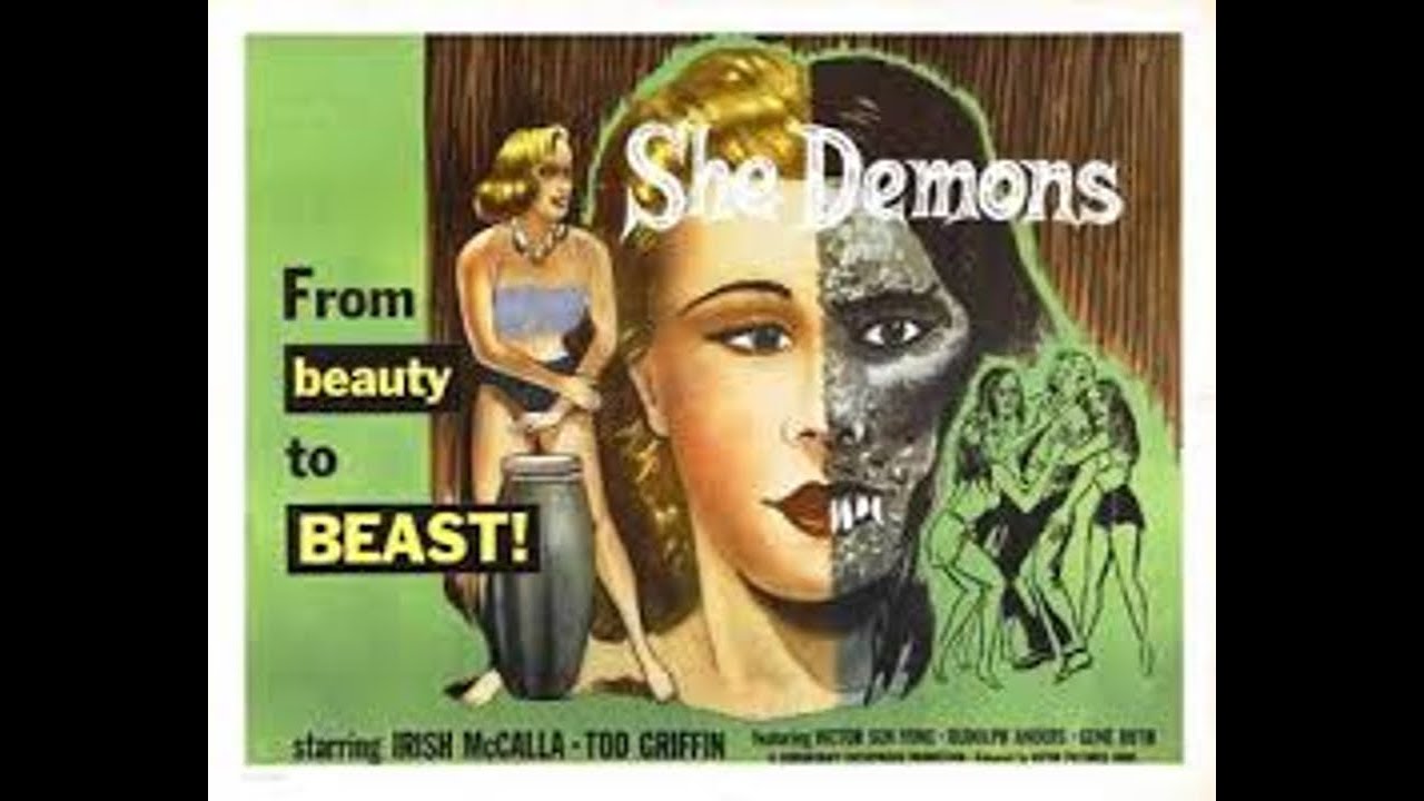 She Demons (1958) Horror Sci-fi Film