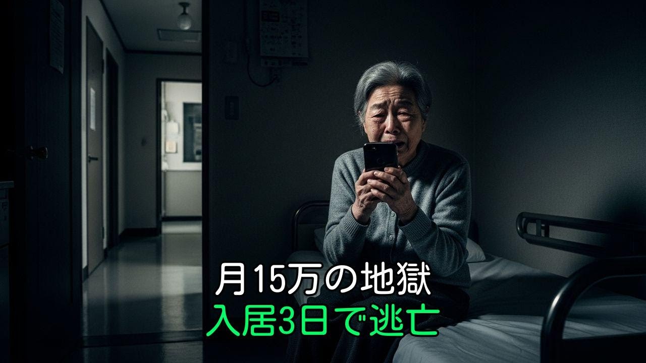 月15万の地獄！入居3日で絶望した80歳女性が震えた実態