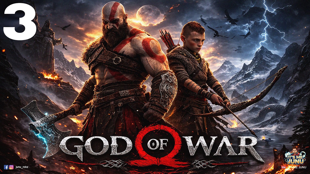 🔴VERTICAL LIVE - GOD OF WAR Gameplay Walkthrough  Part -2  PS5    25k Done