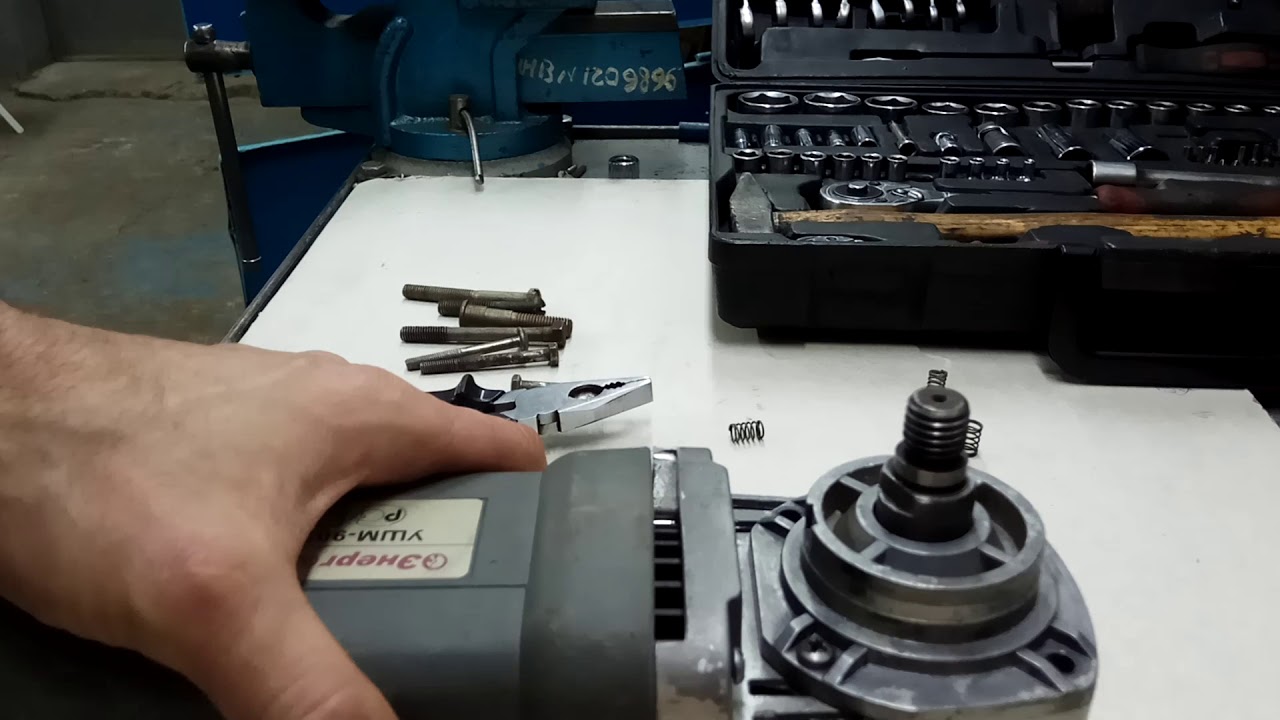 Самодельный, стопор вала УШМ(Болгарка)