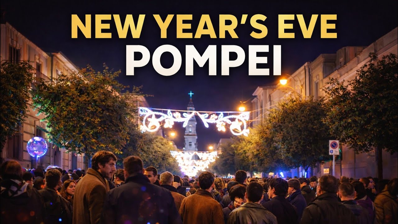 NEW YEAR’S EVE POMPEI MASSIVE CROWD & LIVE Concert 2026 ইটালিয়ানদের পুরোনোকে বিদায় জানানোর উল্লাস!