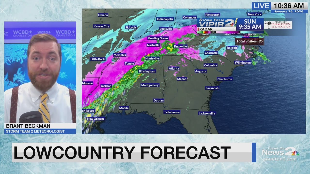 Brant Beckman provides update on SC winter weather impacts