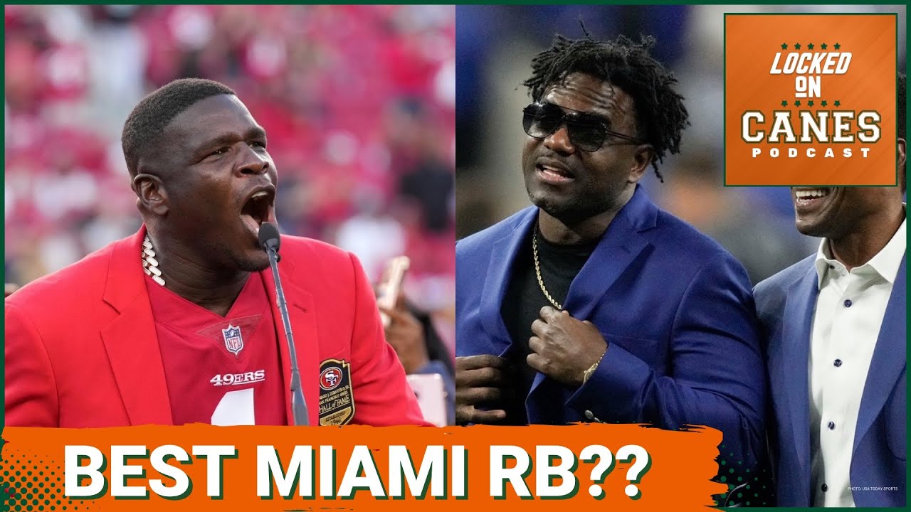 Frank Gore, Edgerrin James, Willis McGahee, Clinton Portis: BEST Miami RB Don Soldinger coached?